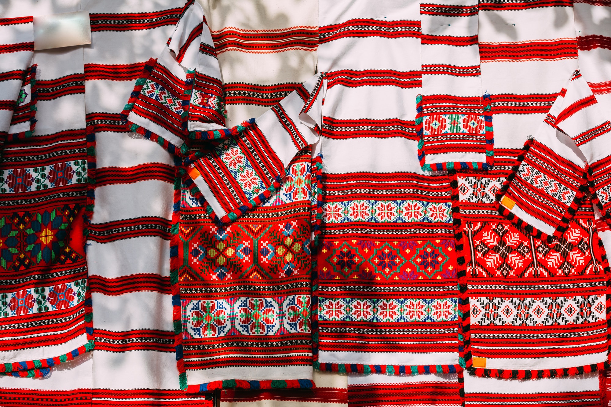 Slavic Traditional Pattern Ornament Embroidery. Culture of Belar